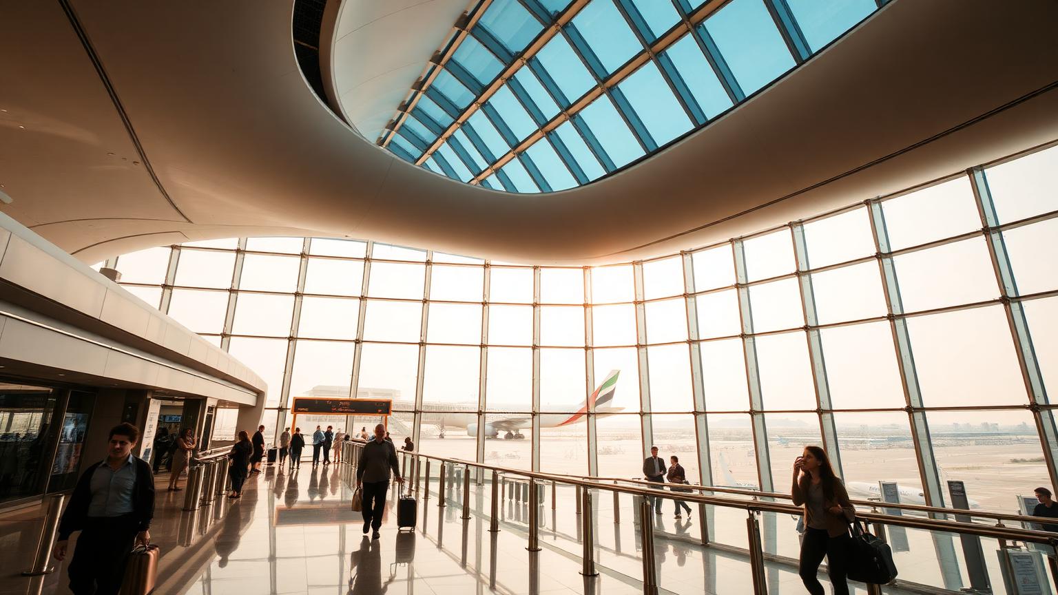 Dubai International Airport DXB terminal with planes — complete guide 2026