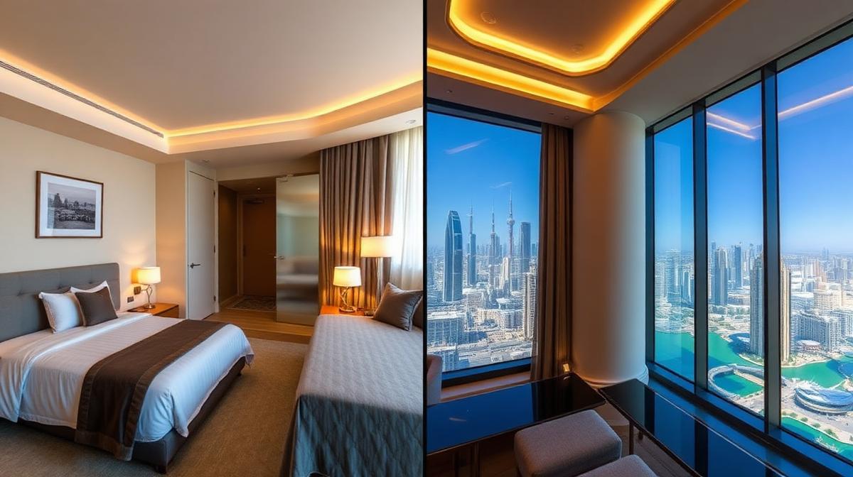 Budget hotel in Dubai with city view — cheap Dubai hotels under 300 AED