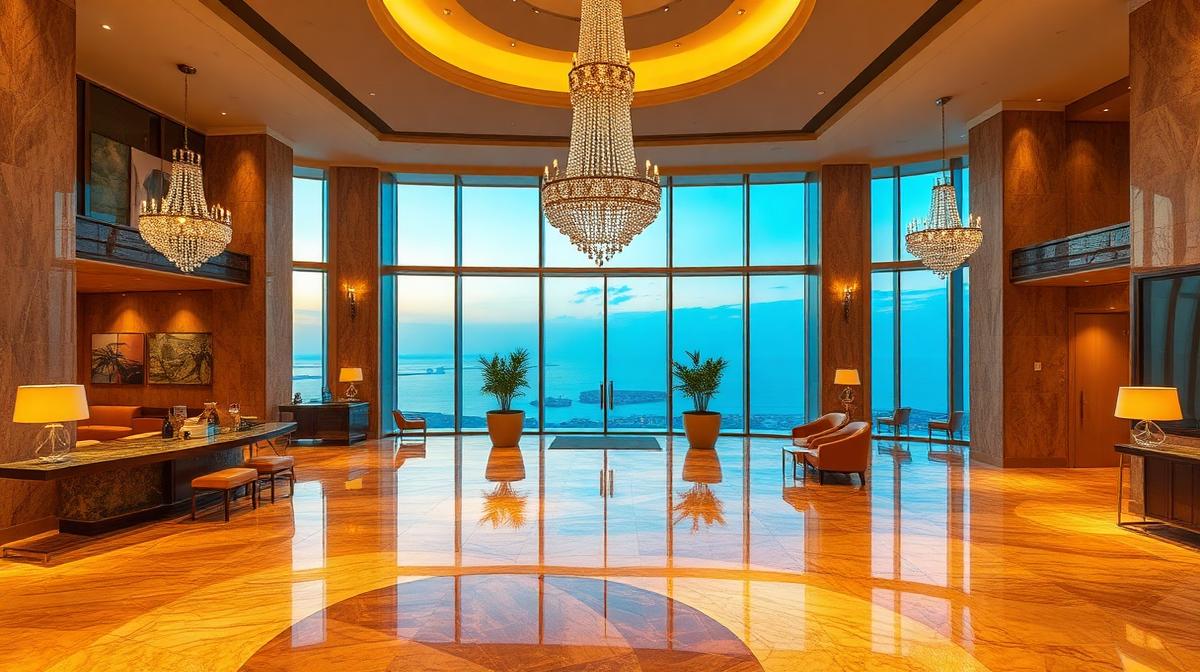 Burj Al Arab and Dubai luxury hotel beach view — honeymoon Dubai hotels 2026