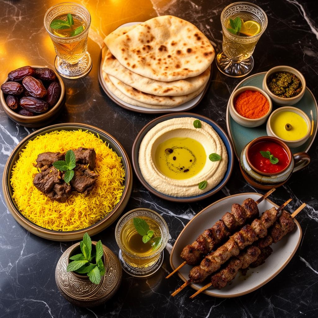 Colorful food truck at Last Exit Dubai